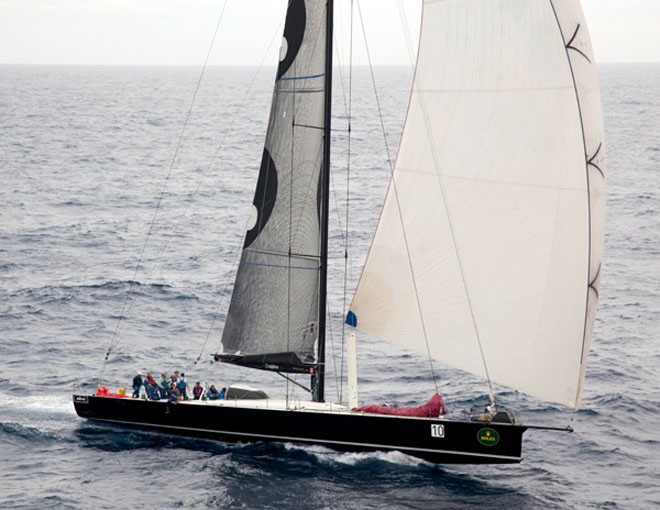 Grant Wharington’s (Maxi Wild Thing) campaign gets off to a solid start in the first afternoon of the race - Rolex Sydney Hobart 2011 ©  Rolex/Daniel Forster http://www.regattanews.com